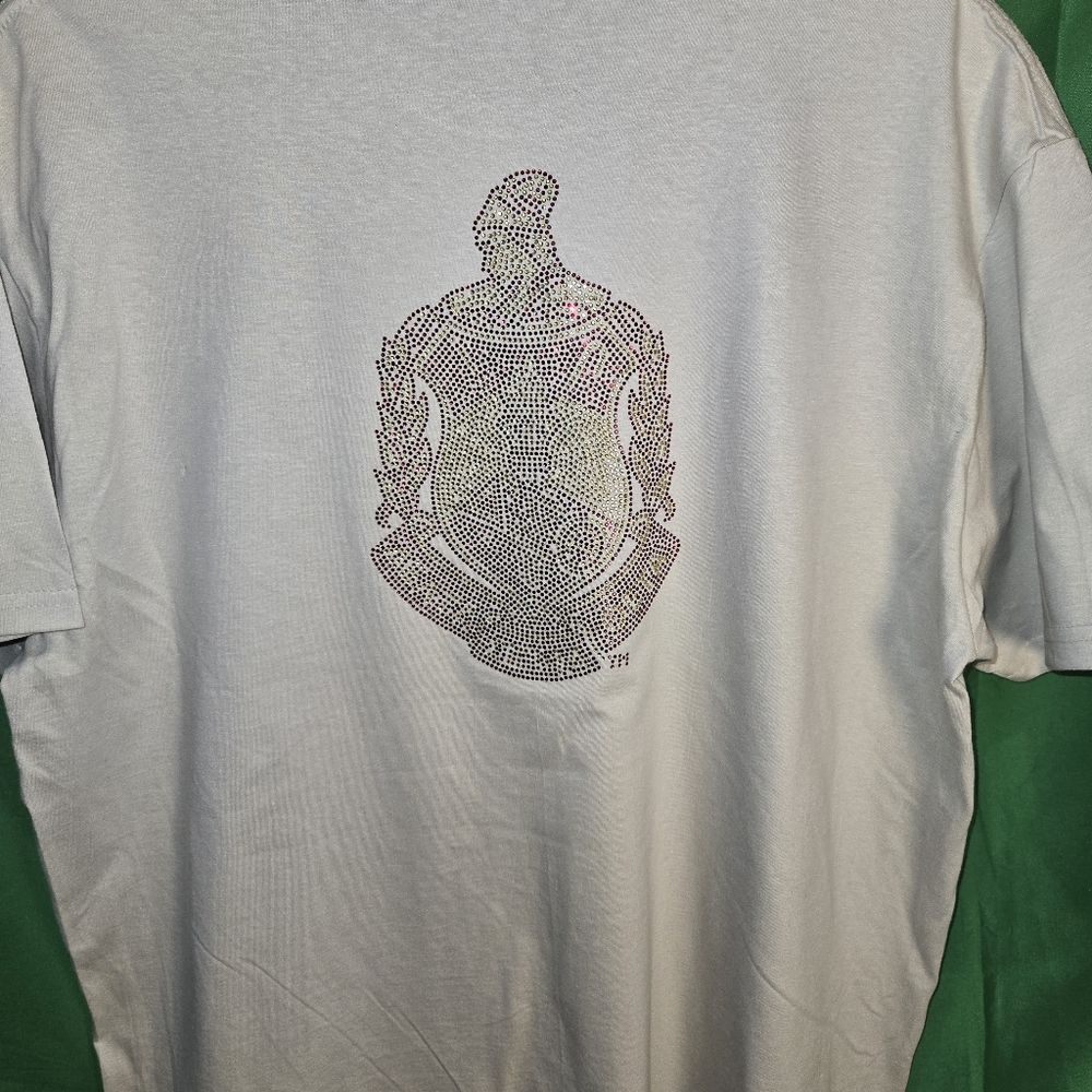 Delta Sigma Theta Custom Rhinestone design T shirts - Picture 9 of 10